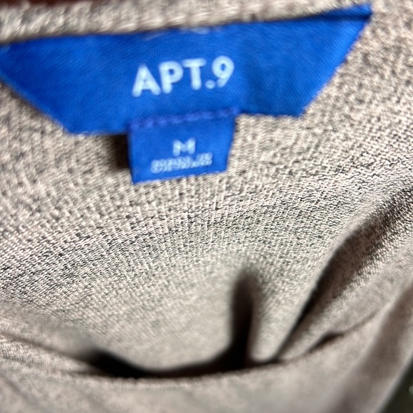 Apt 9 Blush and Black Lightweight Sweater- Women’s M - Picture 6 of 6